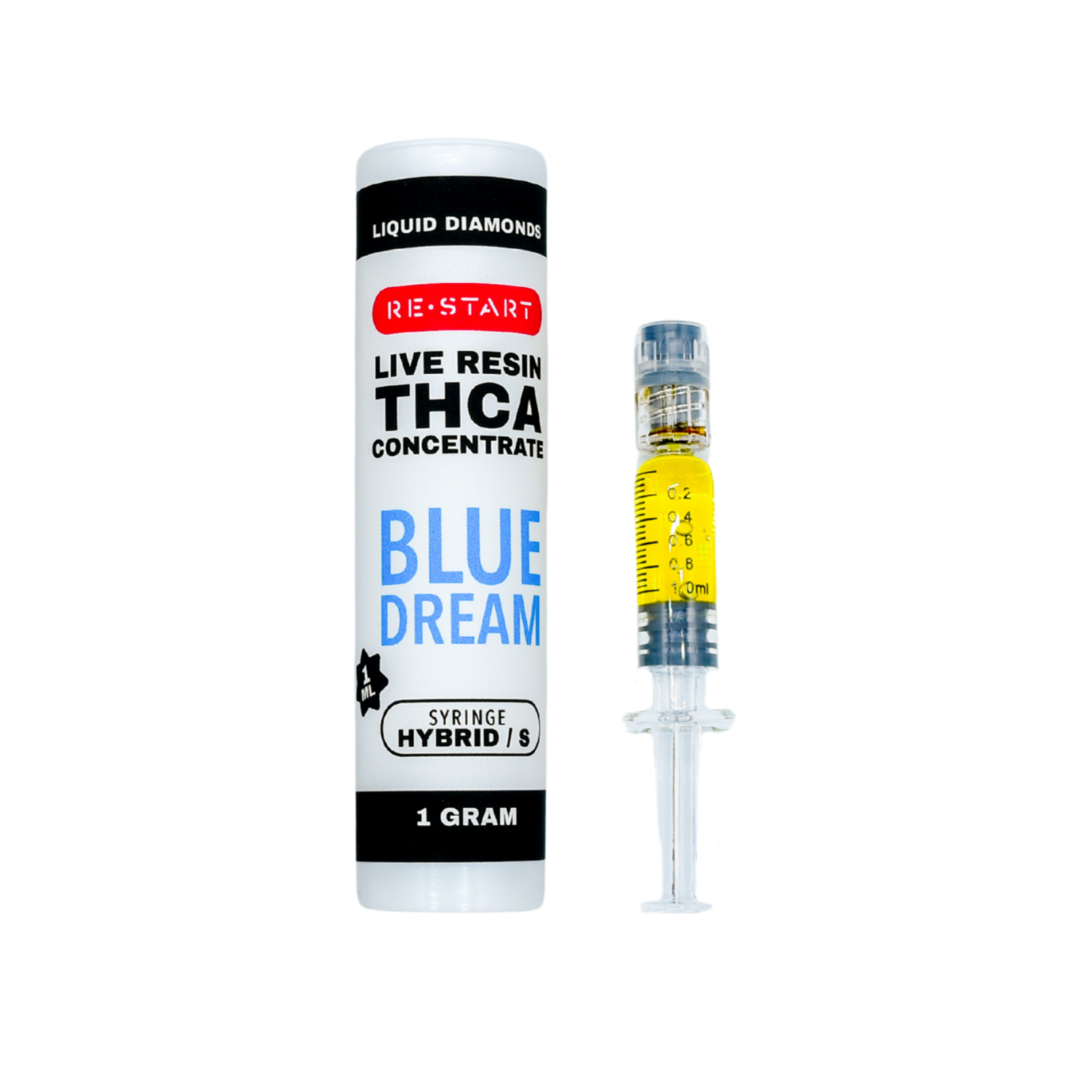 THCA Dab Syringe Blue Dream (H/S) Live Resin + Free Accessory / 1ml/1G (Reg. Price $45)